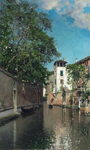 Canal in Venice [1880s] by Martin Rico y Ortega [1833–1908]